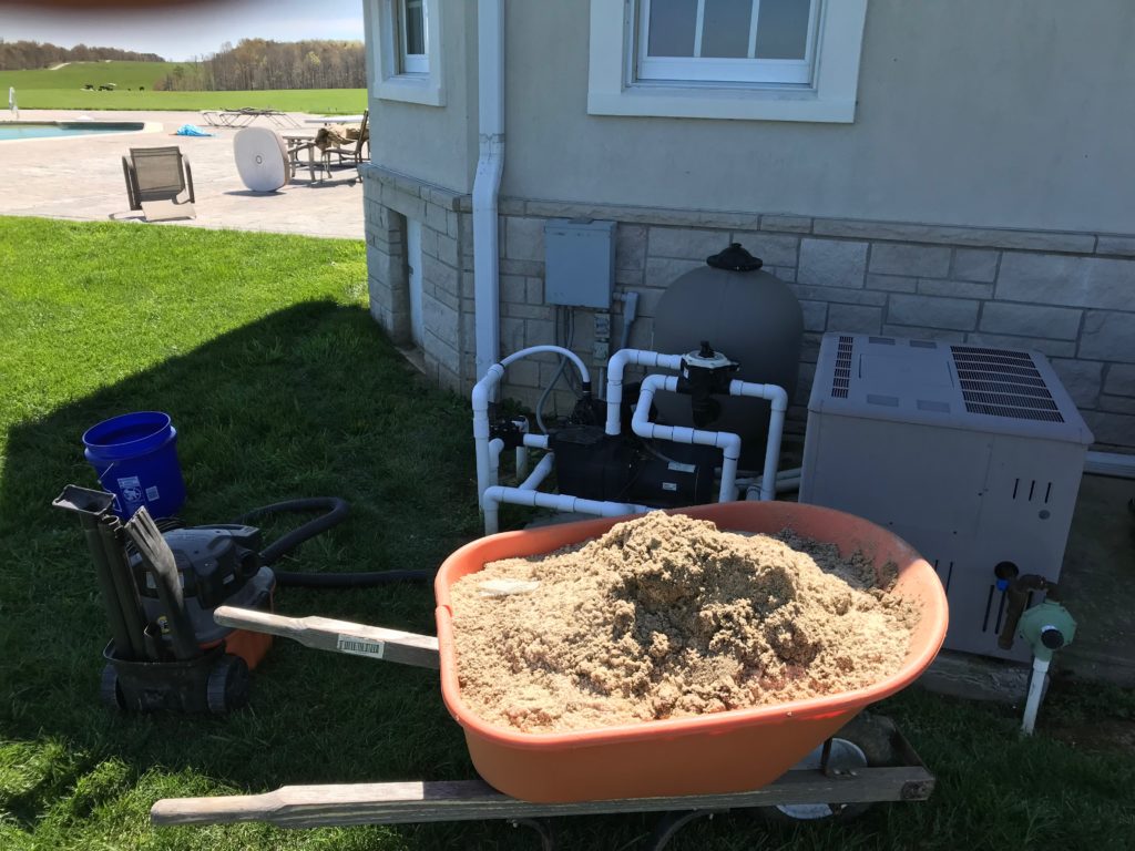 build your own pool sand filter