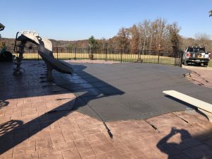 Pool winterized in Oneida Tennessee